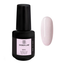 DIDIER LAB BBIO Builder Gel in a Bottle - Milky Pink Glitter - Clean Formula Free from HEMA and TPO - Self-Leveling Builder Gel for Nails - Builder in
