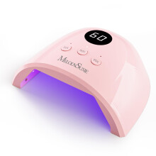 MelodySusie Compact Advanced UV Nail Lamp, P-Plus30F Nail Light with 3 Timers & Smart Sensor Cures All Gels, Especially Rhinestone Glue, Solid & Liner