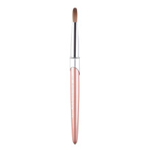 KADS 100% Kolinsky Sable Acrylic Brush Nail Brush for Acrylic Application Round Head Crimped Nail Art Brush Manicure Tool (6#)
