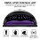 BEENLE 280W UV LED Nail Lamp with Automatic Sensor / 4 Timer Setting for Gel Nails, Home and Salon Use 5