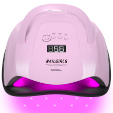 LED UV Nail Lamp, NAILGIRLS 268W Fast UV Light for Gel Nail Polish, Professional Curing Lamp with 4 Timer Setting Auto Sensor, Nail Dryer for