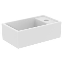 Cloakroom Sink/Basin - Ideal Standard i.Life S 37cm Cloakroom Basin, 1 tap Hole, Right Hand, E211201, White
