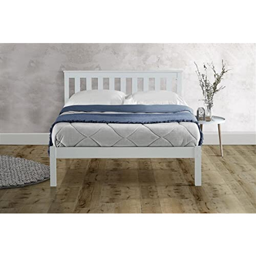 Birlea Birlea Denver Low End Bed, Wood, White, King 2