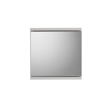 Croydex Simplicity Self-Assembly 1 Door Mirror Cabinet (FSC MDF), White