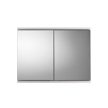 Croydex Simplicity Self-Assembly 2 Door Mirror Cabinet (FSC MDF), White