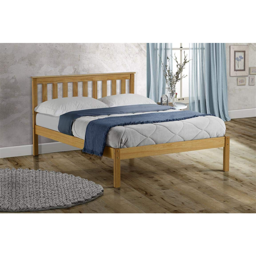Birlea Denver Low End Bed, Wood, Pine, Twin