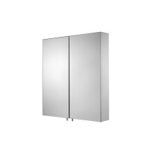 Croydex Bathroom Medicine Cabinet, Stainless Steel, 670x600x119mm,WC940205