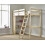STRICTLY BEDS&BUNKS Celeste High Sleeper Loft Bunk Bed with Bookcase, 2ft 6 Single 1