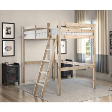STRICTLY BEDS&BUNKS Bunk Bed, Beige, Small Double