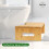 Bamboo Potty Stool for Adults, Foldable and Non-Slip 2