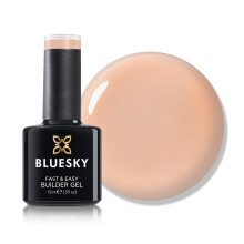 BLUESKY All in One Fast and Easy Builder Gel 15ml, Honey - Peach Nude, Nail Strengthener and Extender for Long, Strong Nails and Nail Extensions,