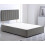 ComfoRest - Modern 4FT Small Double Divan Bed, NO DRAWER | Minimalist Frame for Compact Spaces | Reliable Design for Versatile Living Solutions (Grey 1