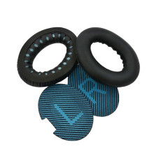(Black Blue) Replacement Ear Pads Restore Sound Quality Enhance Noise Cancellation Ear Cushion Repair Foam