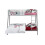 DHP Furniture Bunk Bed Silver/Grey Single Over Double 5