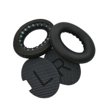 (Black) Replacement Ear Pads Restore Sound Quality Enhance Noise Cancellation Ear Cushion Repair Foam