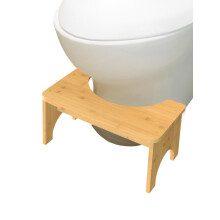 MAGIC SELECT Wooden Toilet Stool, Ergonomic Bathroom Step. Physiological Footstool, Multifunctional. Helps with Natural Defecation Posture and