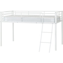 Seconique Kora 3' Single Mid Sleeper Bed in White