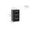 Birlea Birlea Lynx 3-Drawer Bedside Table - High-Gloss, Black 3