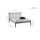 Birlea Birlea Denver Low End Bed, Wood, Grey, Double 2
