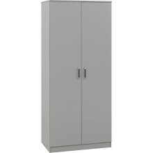 Seconique Dakota 2 Door Wardrobe in Light Grey