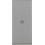 Seconique Seconique Dakota 2 Door Wardrobe in Light Grey 3