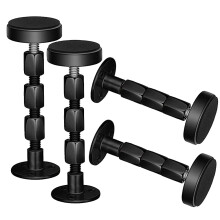 KAFENDA WANLIAN Black Headboard Stabilizers Headboard Stoppers Bed Frame Holder Adjustable Threaded Bed Frame Anti-Shake Tool DIY Combination Possible