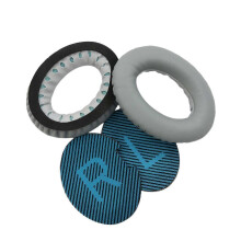 (Blue & Grey) Replacement Ear Pads Restore Sound Quality Enhance Noise Cancellation Ear Cushion Repair Foam
