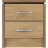 Seconique Seconique Charles 2 Drawer Bedside in Oak Effect Veneer 3