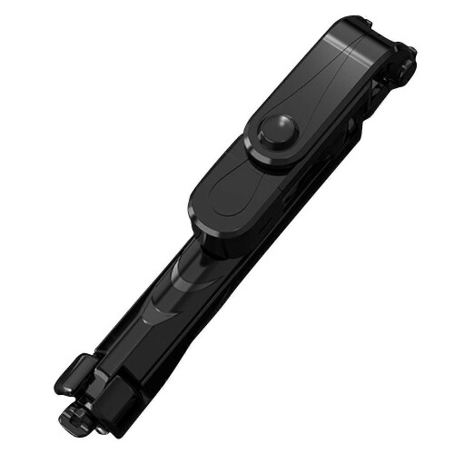 (Black) XT05 Bluetooth-compatible Phone Holder Tripod Selfie Stick Fill Light for Live Streaming