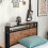 BORPHOM 3ft Single Bed Frames Solid Metal Bed Frames with Wood Storage Headboard,Strong Iron Platform Bed Frame Single No Box Spring Needed,Mattress 5