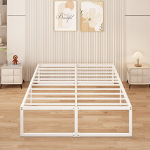 Yicensen Small Double Bed Frame 120x190 cm Metal Platform Bed Small Double with Steel Slat Support, Easy Assembly, Noise Free, No Box Spring Needed,