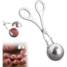Stainless Steel Meatball Maker Tongs with NonStick Surface and Detachable AntiSlip Handles S