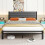 Diahomy King Size Bed Frame with Storage 5ft Upholstered Bed Platform Bed Frame/Metal Slats Support/No Box Spring Needed/Underbed Storage/Easy 1