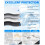 Car Windscreen Cover 4Layer Waterproof Frost and Snow Protector with AntiTheft Flaps Universal Fit 3