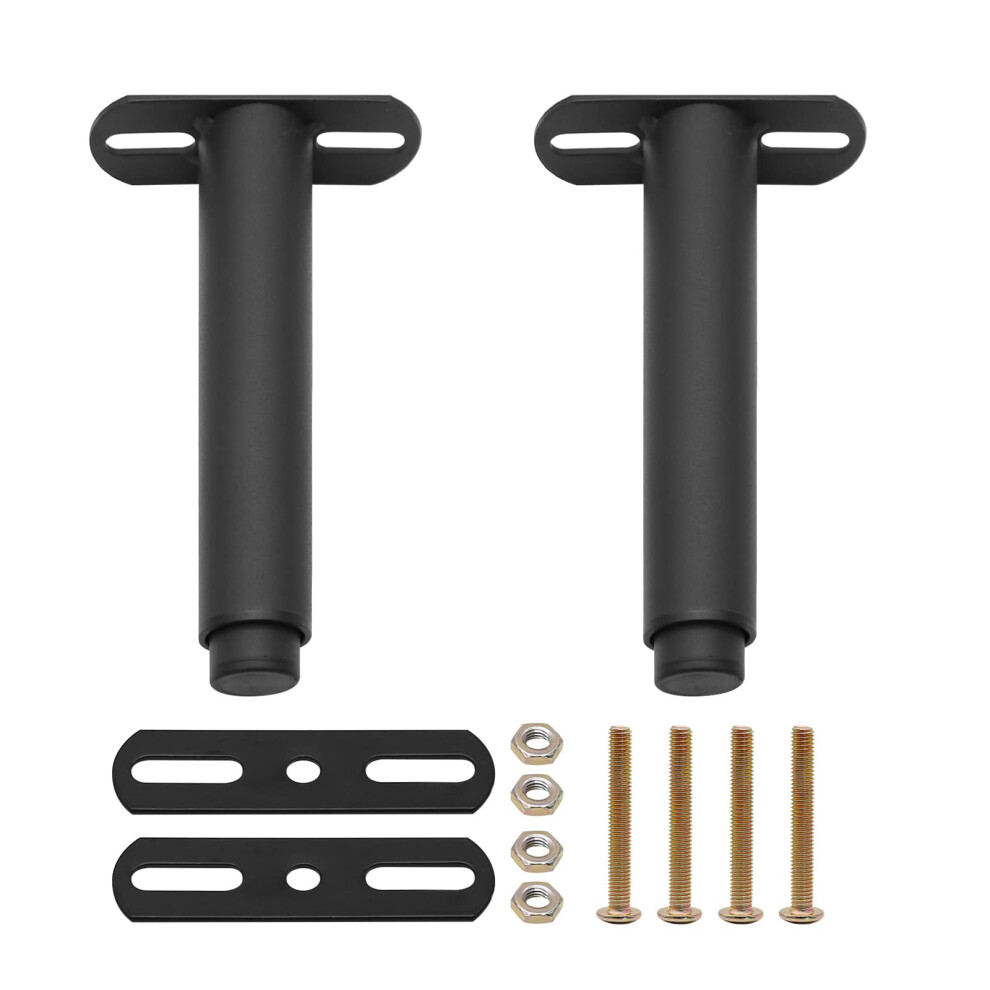 Hoypeyfiy 2Pcs Bed Adjustable Furniture Legs Metal Support Foot Retractable Heavy Duty Bed Center Frame Slat Support Leg For Bed Cabinet Sofa Frame 5051221670751