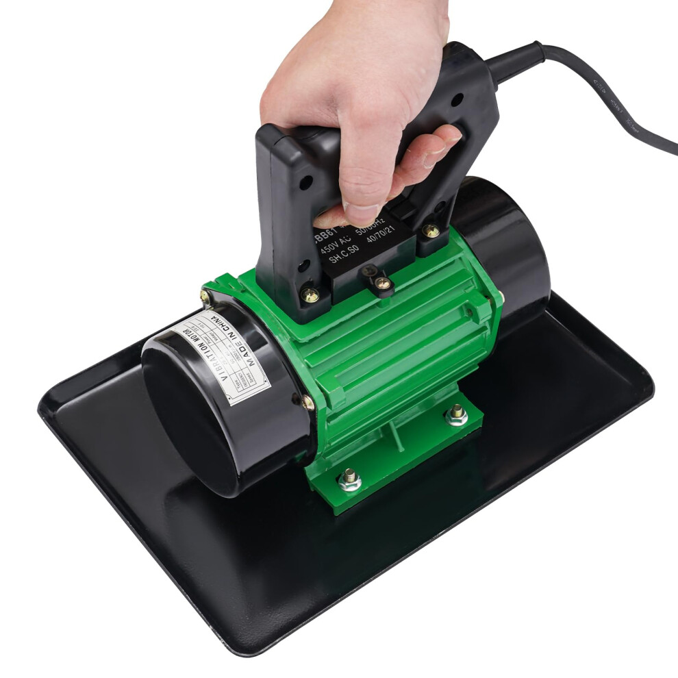110V Concrete Vibrator 370W Handheld Electric Cement Trowel Speed Vibration Green 9187378954614