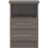 Seconique Seconique Nevada 2 Drawer Bedside in Black Wood Grain 4