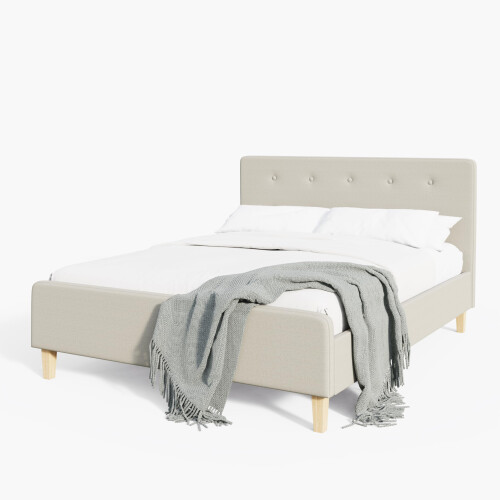 GFW Ashbourne 150cm / 5' King Size Bed Frame Natural 1