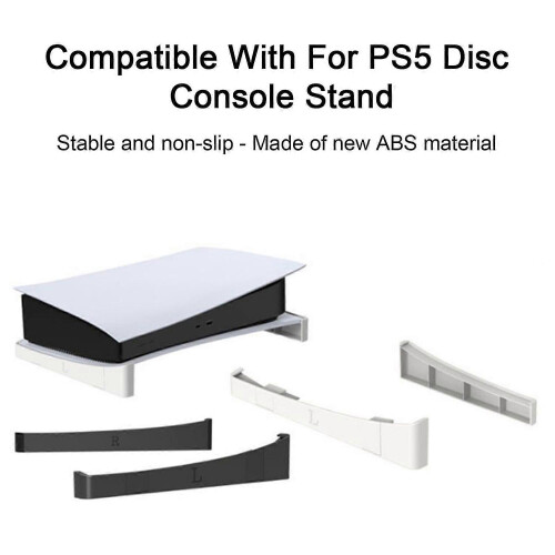 (White)Desktop Stand Console Holder Maximum Airflow Improve Heat Dissipation Stable Perfect Fit Horizontal 1