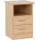 Seconique Seconique Nevada 2 Drawer Bedside in Sonoma Oak Effect 1