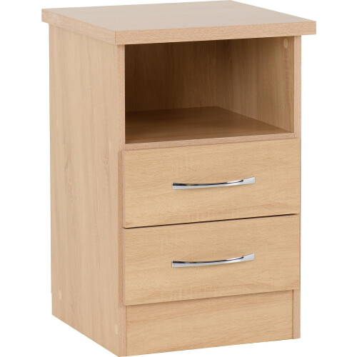 Seconique Seconique Nevada 2 Drawer Bedside in Sonoma Oak Effect