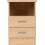 Seconique Seconique Nevada 2 Drawer Bedside in Sonoma Oak Effect 4
