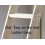 Strictly Beds and Bunks Pine Bunkbed Ladder - Replacement Bunk Bed Slanted Ladder Solid Pine, Natural, White, Black or Grey (White) 3