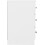Seconique Seconique Dakota 3 Drawer Bedside in White 4