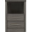 Seconique Seconique Lisbon 2 Drawer Bedside in Black Wood Grain 5
