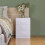 Seconique Seconique Dakota 3 Drawer Bedside in White 2