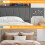 IRONCK Single Bed Frame with Storage Shelf Upholstered Headboard, Platform Bed Frame with Charging Station, Metal Bed Frame/UnderBed Storage, Enhanced 4