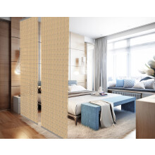 YourCasa Hanging Room Divider - Translucent Screen 120 x 240 cm - Eyecatcher and Decoration for Privacy Protection - Multifunctional (Beige)