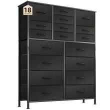 CAIYUN Chest of Drawers with 18 Drawers? Dressers & Chests of Drawers for Bedroom? Storage Drawers for Kids? Bedroom Furniture Toy Storage Clothes