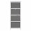 Premier Premier Lindo Cabinet, 4 Fabric Drawers, Grey 3